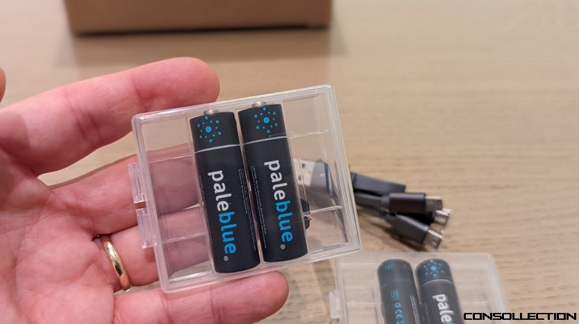 Pale Blue Piles Rechargeables USB AA/HR6 Lithium-ion : meilleur prix et  actualités - Les Numériques