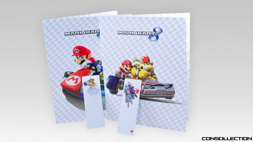 Pochettes Mario Kart 8 et set de marque-pages