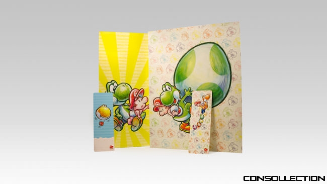 Pochettes Yoshi et set de marque-pages