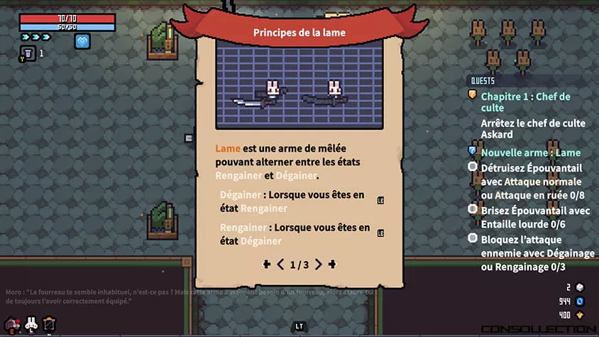 Principes de la lame