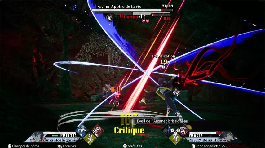 Déclenchement de l'attaque d'Arcane