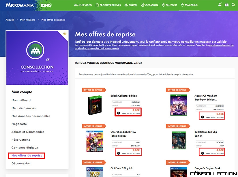 Revendez votre ludothèque