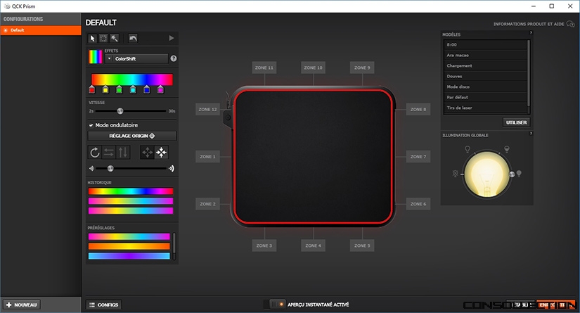 Test Steelseries QcK Prism : un tapis de souris lumineux pour gameur