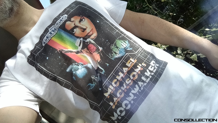 T-Shirt Gaming Michael Jackson´s Moonwalker