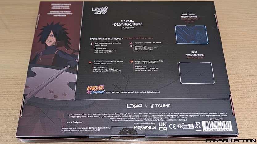 Tapis de Souris Naruto Shippuden - Lexip x Tsume Art