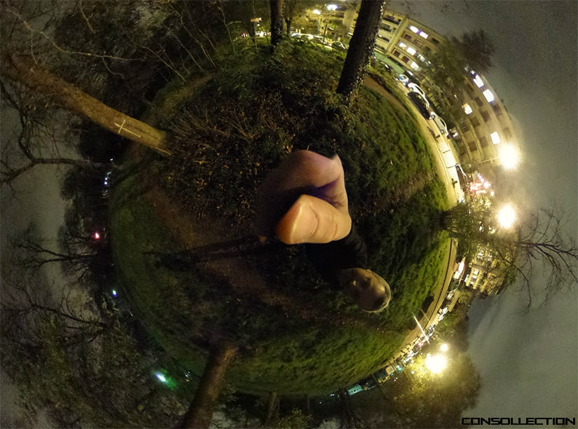 Test du Ricoh Theta S la nuit