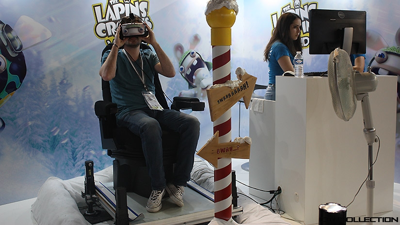 The Lapins Crétins VR-Ride à la Paris Games Week