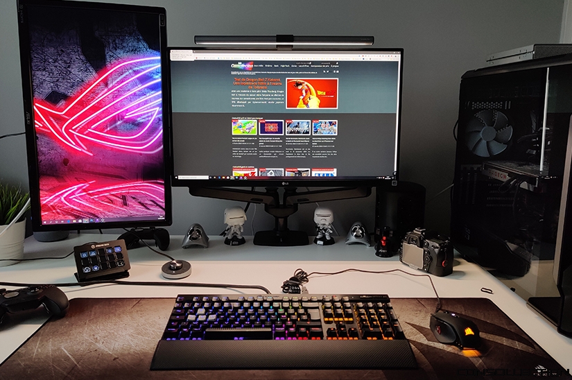 lampe de bureau LED pour écran PC BenQ ScreenBar Plus (Vendeur Tiers) –