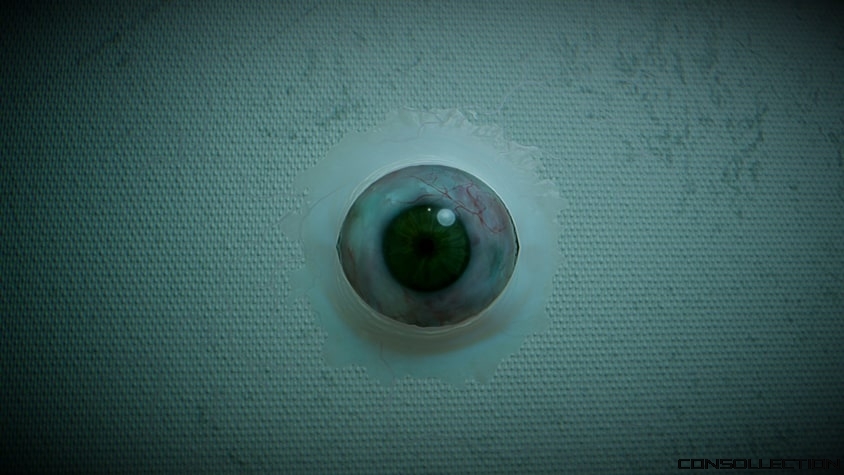 Un oeil apparaît
