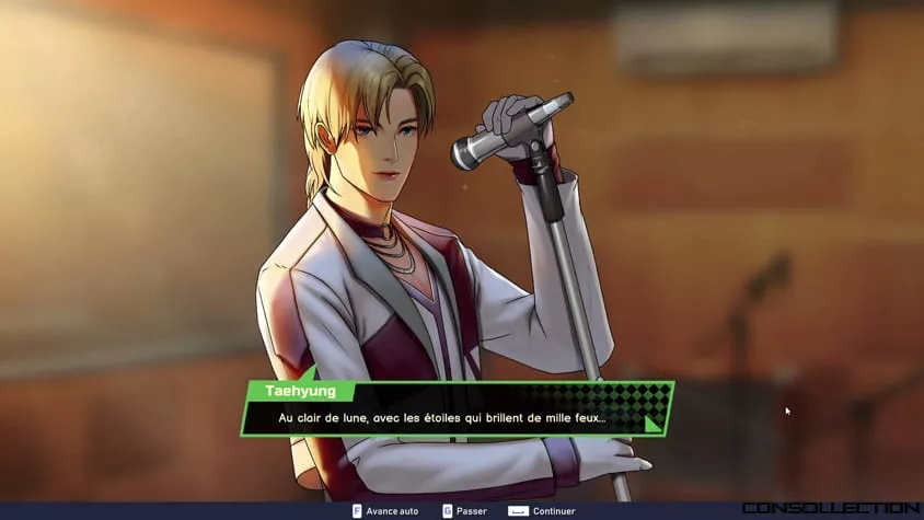 Un visual novel efficace