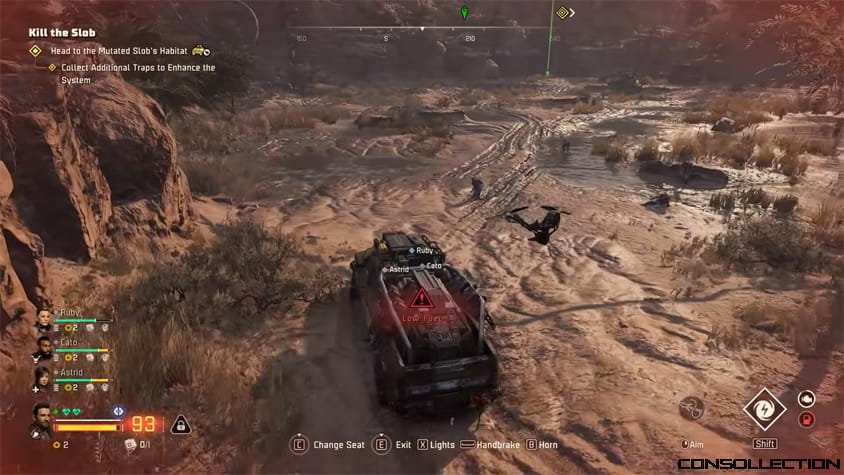 Une des sp&eacute;cificit&eacute;s du jeu r&eacute;side dans l'utilisation de v&eacute;hicules