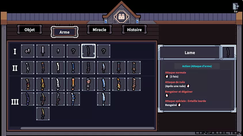 Une grande quantité d'armes