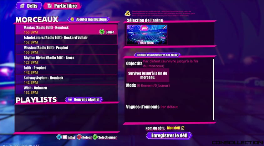 Une playlist fournie et modifiable &agrave; souhait