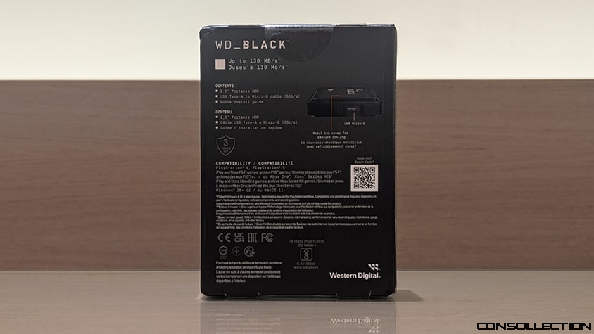 WD BLACK P10 Disque dur gaming